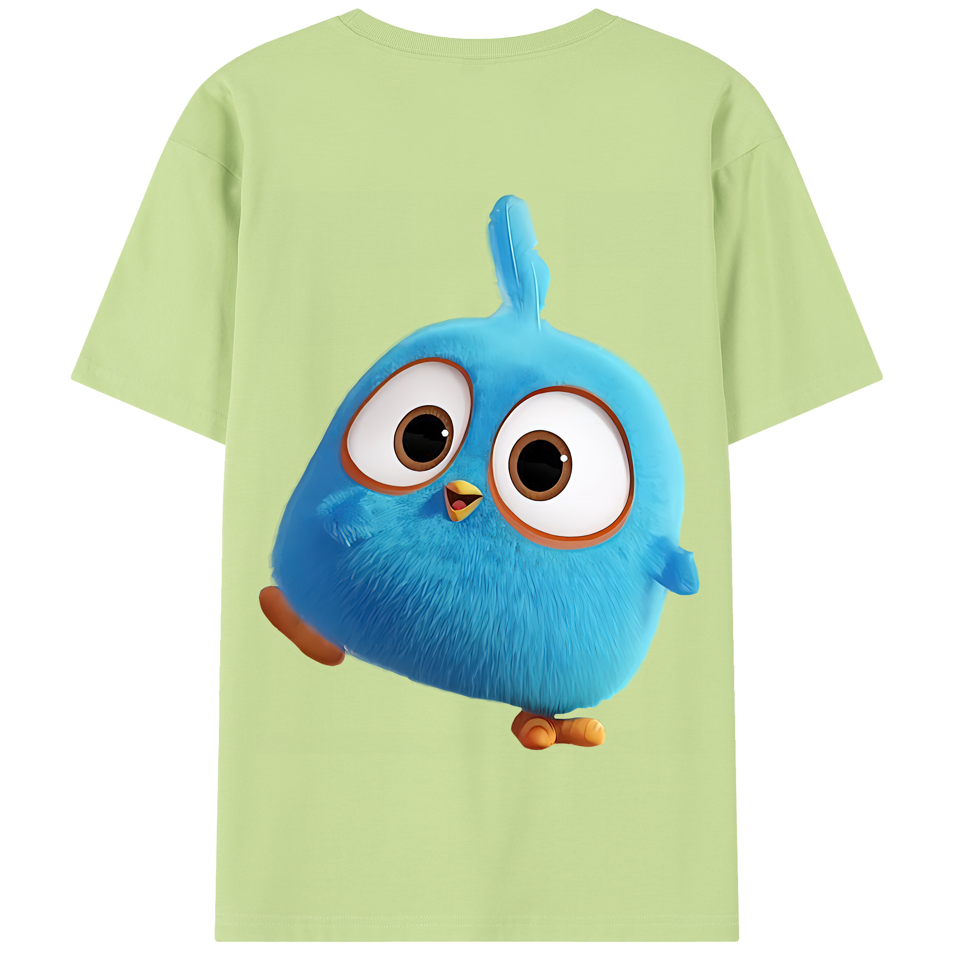 （画像用） Angry Birds アングリーバード 綿100％半袖Tシャツ（背面プリント）